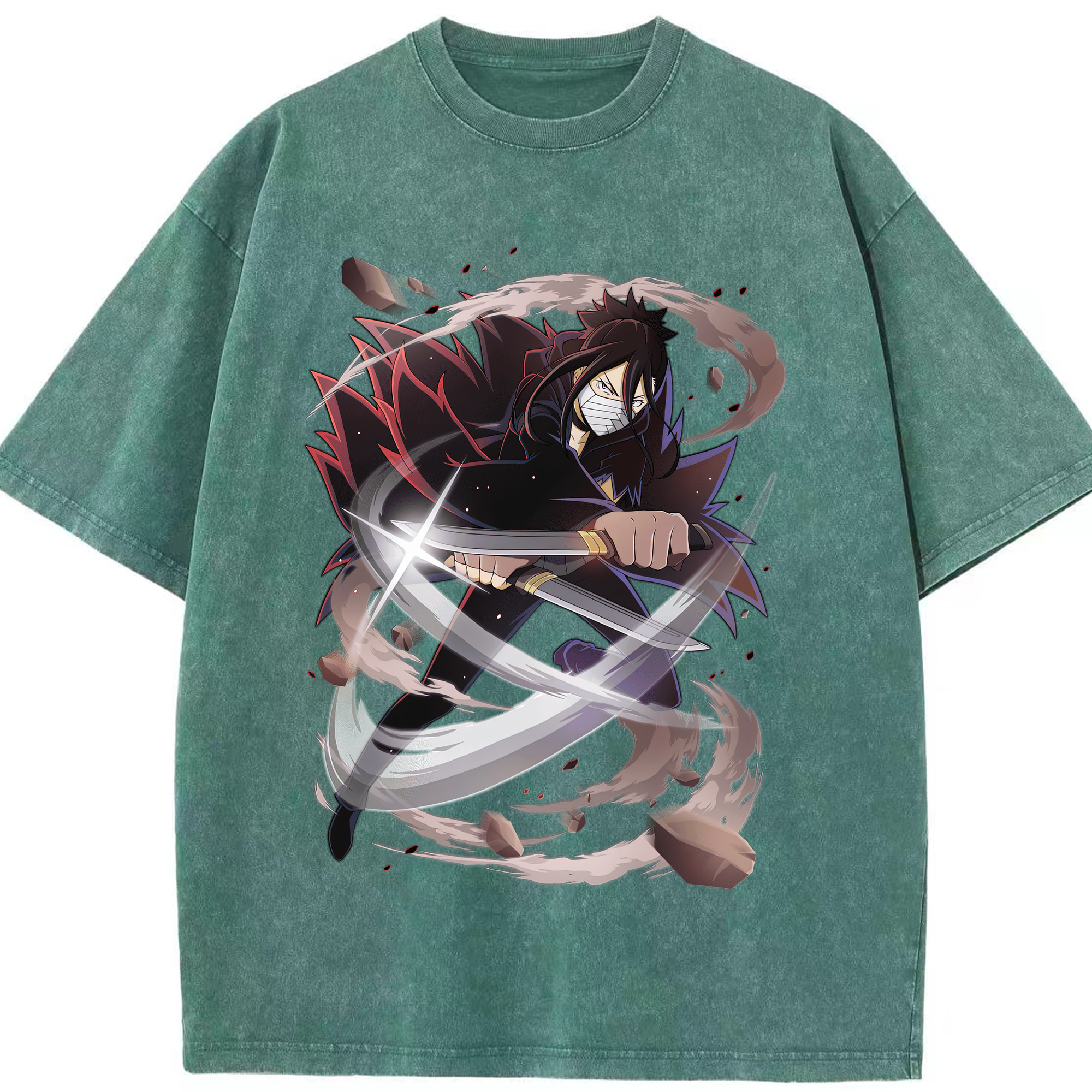 （画像用） 文豪ストレイドッグス Bungo Stray Dogs 綿100% ヴィンテージ風 半袖Tシャツ（フロントプリント）